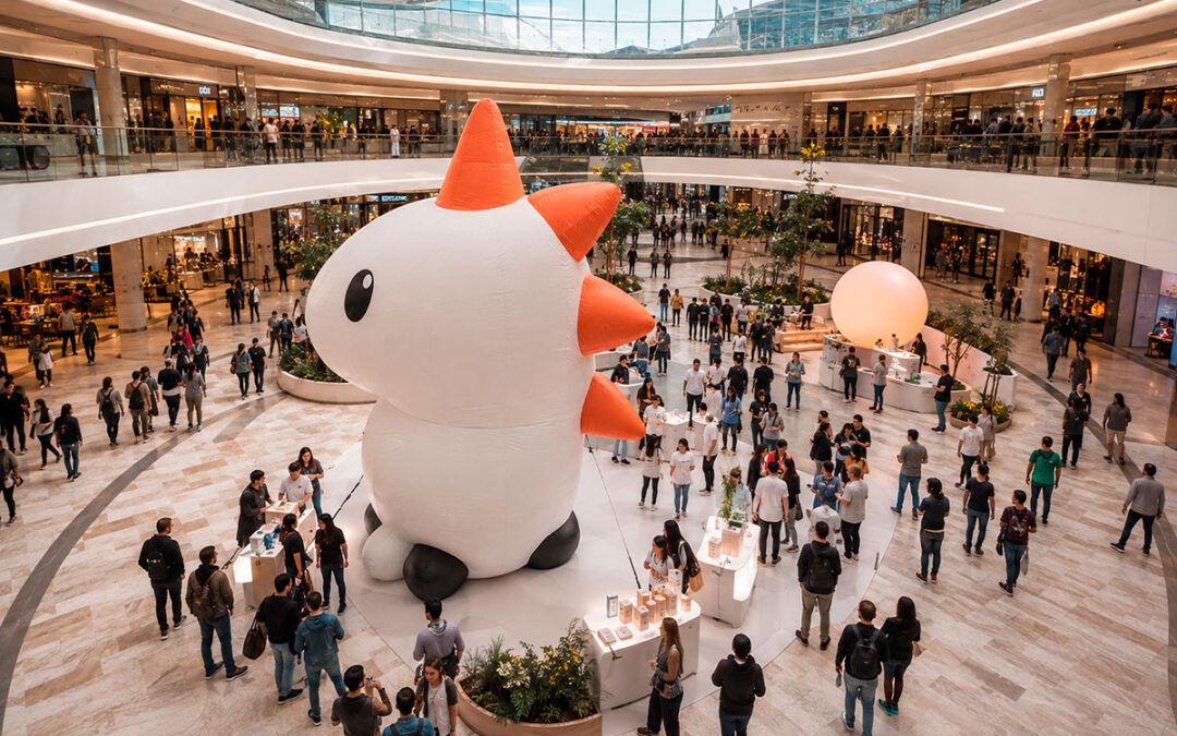 Estrategia promocional para aumentar el tráfico hacia una tienda en un centro comercial